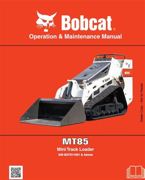 bobcat mt85 track maintenance